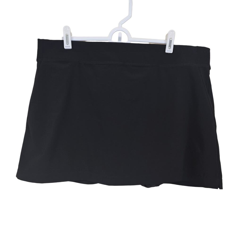Women's Athleta Black Athletic Golf Skort with Pockets | Size 16